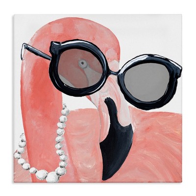 Stupell Industries Flamingo with Glam Pearls, 36" x 36"