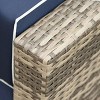 Resenkos 7-Piece Rattan Sectional Set, Outdoor Sectional Furniture, PE Rattan, Beige - 4 of 4