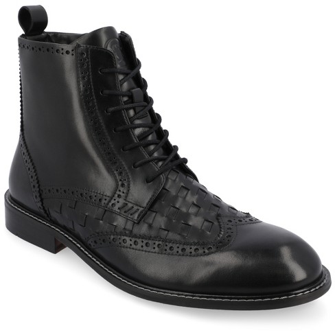 Black combat boots target hot sale