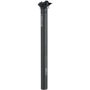 WHISKY No.7 Carbon Seatpost - 31.6 x 400mm, 0mm Offset, Matte Carbon - 1 of 4