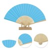 Unique Bargains Halloween Christmas Portable DIY 7-Inch Blank Folding Fan 1 Pc - 3 of 4