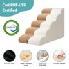 PetSafe Curved Dog Stairs – Foam Ramp for Small Pets, Non-Slip Ladder for Bed & Sofa with Waterproof Cover - 4 of 4