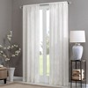 JUJABU 1 pc 50"x84" Diamond Sheer Window Curtain Panel - 2 of 4