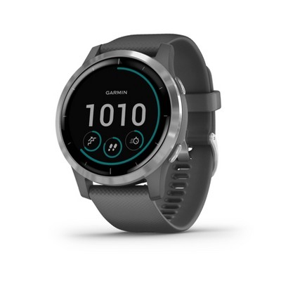 Garmin vivoactive 4 Shadow Gray with Silver Hardware