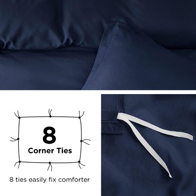 Bedsure Duvet Cover Queen - Soft Double Brushed Bedding Set for All Season, Zipper Closure, 3 Pieces(1 Duvet Cover & 2 Pillow Shams, NO Comforter) — фото 5