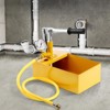 VEVOR Hydrostatic Test Pump, Max 25 bar/362 PSI, Single Valve Hydraulic Manual Water Pressure Tester Kit with Gauge 1.4 Gal Water Tank, Yellow - 2 of 4