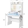 3-Tier Toy Storage Cabinet and Bookcase with Cubby Organizer, Modern Kids Shelf for Playroom - 2 of 4