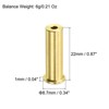 Unique Bargains Plug Insert Fit Carbon Wood Iron Steel Shafts Golf Brass Tip Weights - 2 of 4