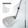 Ultimate Golf Wedge 56/60 Degree Sand Wedge Lob Wedge High Loft Golf Club Right Handed Silver - 3 of 4