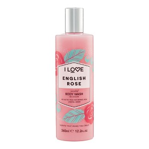 I Love Cosmetics Scented Body Wash - English Rose - 11.8 oz Body Wash - 1 of 4