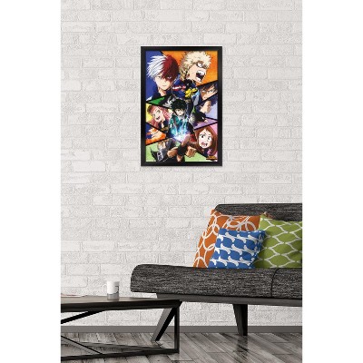 Trends International My Hero Academia - Faces Framed Wall Poster Prints ...