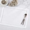 Saro Lifestyle Embroidered Line Design Placemat (Set of 4) - 4 of 4