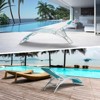Aluminum Alloy Sun Lounger Set of 2 - Adjustable Outdoor Lounge Chairs for Pool, Beach & Patio (Blue) - 2 of 4