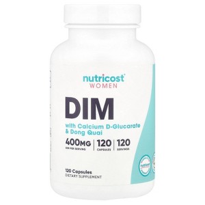 Nutricost Women, DIM With Calcium D-Glucarate & Dong Quai, 120 Capsules - 1 of 2