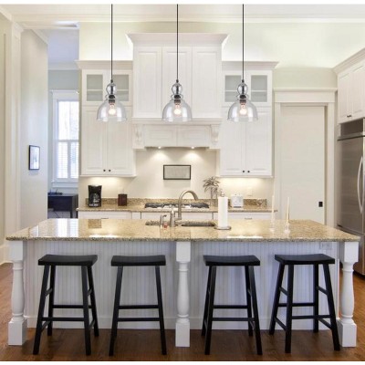 Fiona Vintage-Inspired Mini Pendant Light in Oil Rubbed Bronze with Hand-Blown Seeded Glass