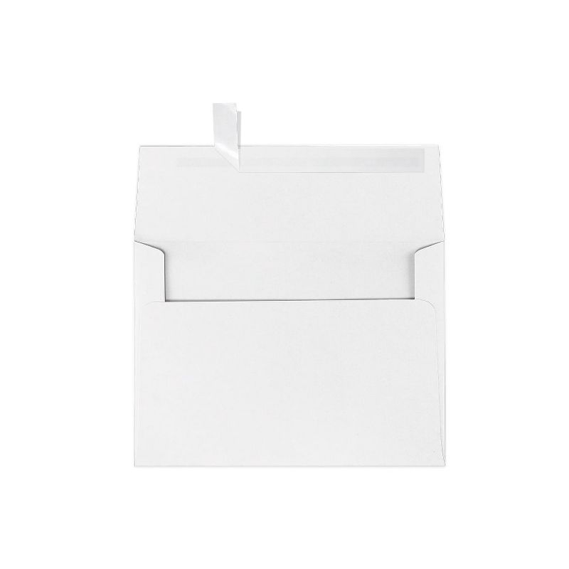 LUX A7 Invitation Envelopes (5 1/4 x 7 1/4) 1000/Box White - 100% Recycled (4880-WPC-1000) , 2 of 4