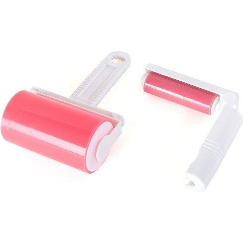 Sticky Master Reusable Lint Roller - Washable Silicone Lint Remover and  Travel Size Roller Set