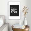 EnvyArt Reason Act My Age Metal Framed Art Print - Deny Designs - 2 of 3