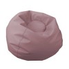 Factory Direct Partners Kids' Round Vinyl Bean Bag Mauve Purple - 3 of 4