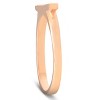 Pompeii3 1/10CT Bar Diamond Ring 14K Rose Gold - 3 of 4