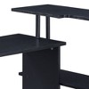 PAGED Modern Office Desk,Writing Desk  with Bookshelf,Modern SL-Shaped Desks for Home,Office - 4 of 4