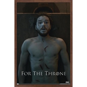 Trends International Game of Thrones - Jon Snow Framed Wall Poster Prints - 1 of 4