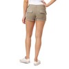 WallFlower Women's Luscious Curvy Twill Cargo Shorts 3" Mid-Rise Insta Stretch Juniors - 2 of 3
