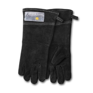 Outset 15" Leather Grill Gloves Black - 1 of 3