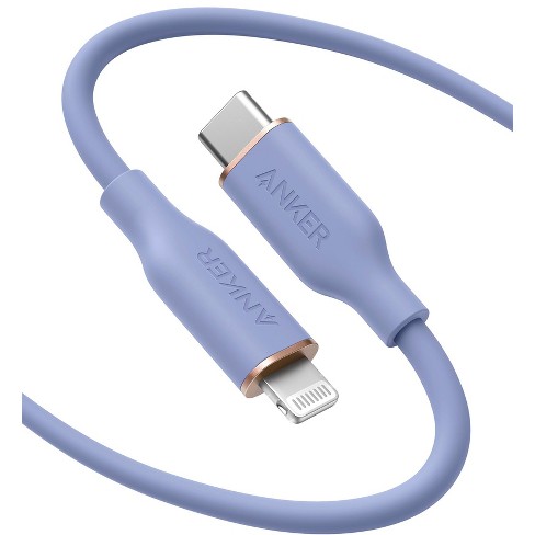 Anker PowerLine III Flow USB-C to Lightning Cable 6-ft Purple A86630Q1 -  Best Buy