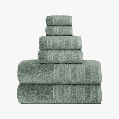 True Luxury Bath Towels Powered by Aurasoft Technology Featuring 100% USA Cotton by 1888 Mills