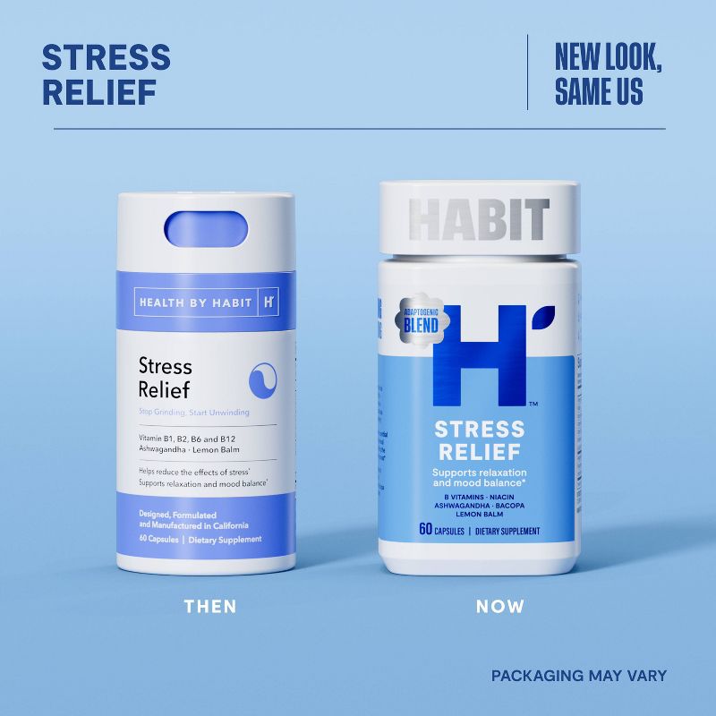 HABIT Stress Relief Capsules - 60ct, 3 of 10