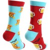 Pavilion Gift Company - Beer and Pizza - M/L Adult Sock - Socks - 4 of 4