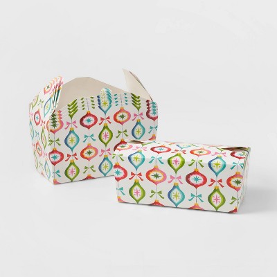 5ct Rectangular Ornament Takeout Gift Box - Wondershop™