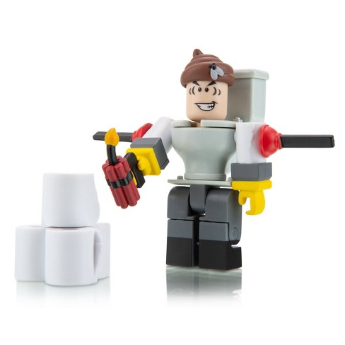 Roblox Action Collection Mr Toilet Figure Pack Includes Exclusive Virtual Item Target - roblox guest figure