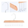 REGALWOVEN Wood Space Saving With Hooks Durable Clothes Hangers 2 Pcs - 3 of 4