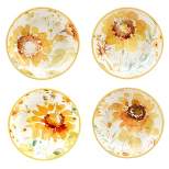 Set of 4 Sunflowers Forever Soup Bowls - Certified International