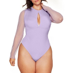 Adore Me Women's Kelsee Bodysuit Lounge - 1 of 3