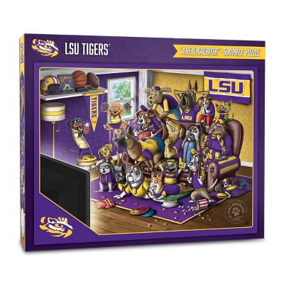 NCAA LSU Tigers Purebred Fans 'A Real Nailbiter' 500pc Puzzle