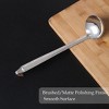 Unique Bargains Stainless Steel Ergonomic Handle Heat Resistance Non-Stick Soup Ladle 12'' x 2.8'' Silver Tone 1 Pc - 3 of 4
