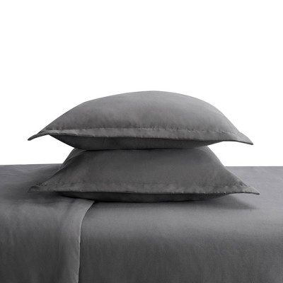 Simply Clean Gray Full/Queen Duvet Cover Set