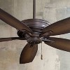 52" Minka Aire Vintage Rustic Indoor Ceiling Fan Kocoa Brown Dark Maple Walnut Blades for Living Room Kitchen Bedroom Family Home - 2 of 3