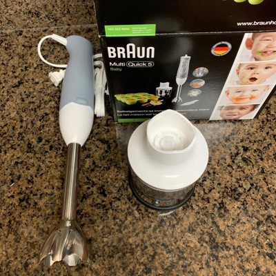 Braun MultiQuick 5 Baby Food Maker and Hand Blender with Silicone