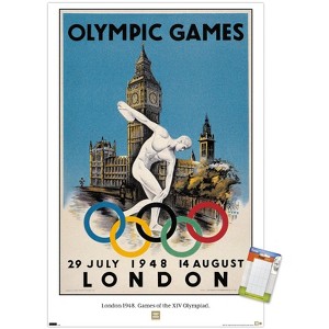 Trends International Team USA - London 1948. Games of the XIV Olympiad. Unframed Wall Poster Prints - 1 of 4
