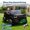 Jojoka 24V Licensed Ride on Car for Big Kids, 2-Seater Electric Truck with Remote Control, 3 Speeds, Music & LED Lights - 3 of 4