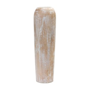 Wood Floor Vase 23.5"H - 1 of 3