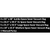 20 Vacuum Sealer Bags ? Compression Bags for Travel Clothes and Blanket Storage ? Airtight - 3 of 4