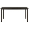 NicBex Dining Table Set for 6 Wooden Rectangular Dining Table with 4 Fabric Chairs and Bench for Kitchen - 3 of 4
