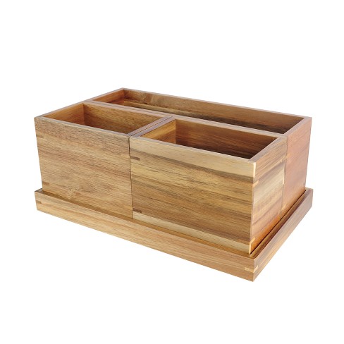11 25 X7 X4 5 Modular Vanity Organizer With Magnetic Strip Wood Threshold Target