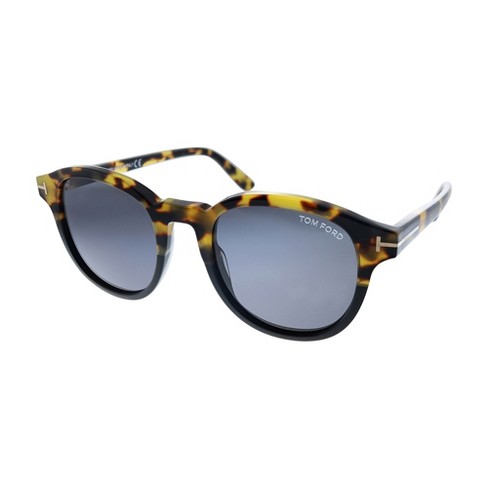 Tom Ford Ft 0752 56a Unisex Round Sunglasses Tortoise 52mm : Target