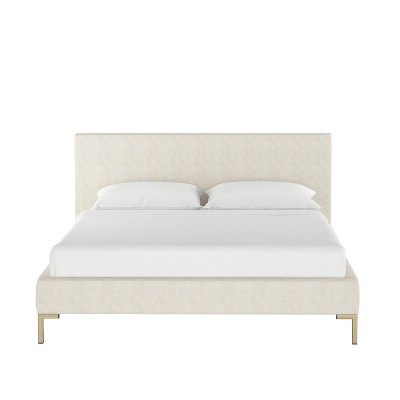 target king platform bed